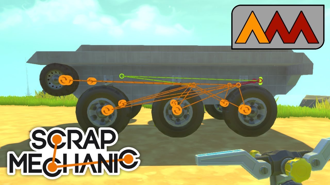 Simple Tank Steering |  [Tutorial]  |  Scrap Mechanic