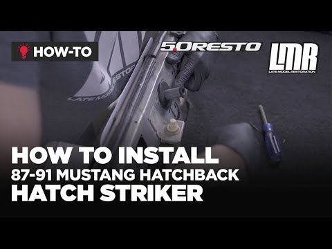 Fox Body Mustang Hatch Striker Install (1987-1991)