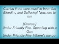 Tankard - Under Friendly Fire Lyrics