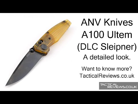 ANV Knives A100 Ultem Sleipner DLC Folding Knife - Detailed Review