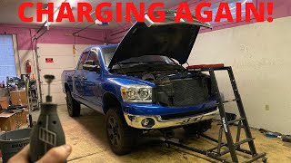 6.7 Cummins Charging Issue Resolved! (How To Get Rid Of Check Gauges Warning Message!)