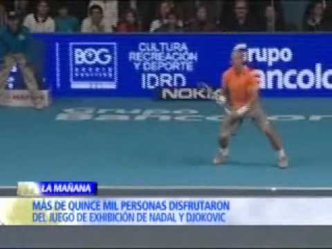 Nadal y Djokovic se enfrentaron en Bogotá