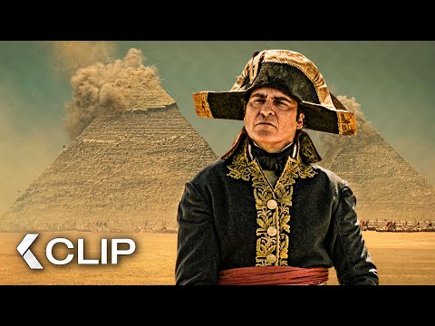 Napoleon BOMBS the Pyramids in Giza - NAPOLEON Clip (2023) Joaquin Phoenix