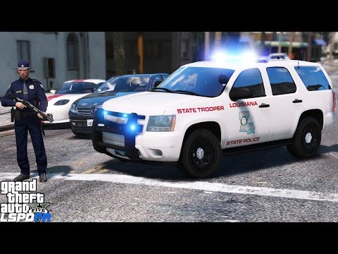 GTA 5 LSPDFR Police Mod 304| Louisiana State Police| State Trooper/Highway Patrol| Chasing A Bentley