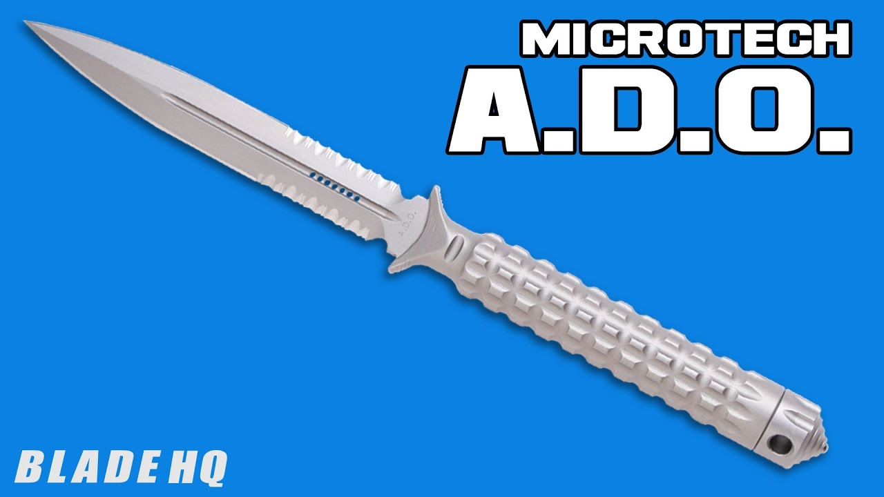 Microtech A.D.O. Knife S/E Fixed Blade (4.5" Tan Plain) 116-1TA