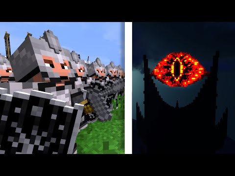 Playing Lord of the Rings in Minecraft