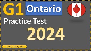 Ontario G1 Practice Test 2024 Road to Your License