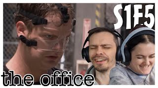 The Office REACTION // Season 1 Episode 5 // Basketball