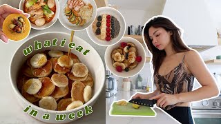 What I Eat & Cook In A Week! (Realistic & Healthy-ish Meals)