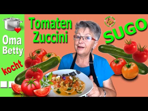 Tomaten -Zucchini  Sugo/ auch für den Wintervorrat eingekocht