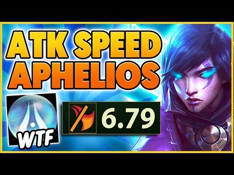*I BROKE APHELIOS* MAXIMUM ATTACK SPEED POSSIBLE = 6.79 ATTACK SPEED!! (WORLD RECORD) - BunnyFuFuu