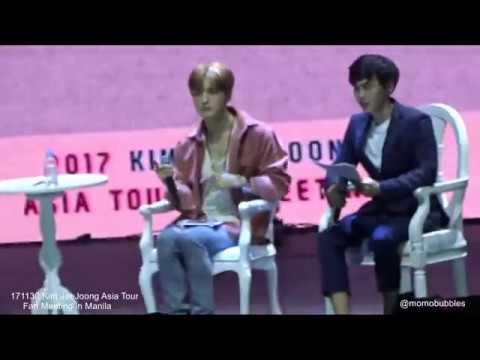 171130 Kim JaeJoong Fan Meeting in Manila - Guess the Filipino Song "Forevermore"