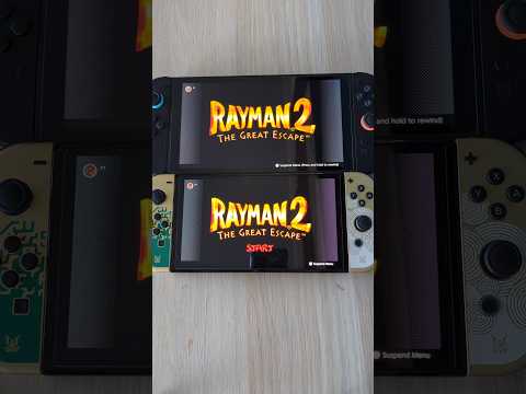 Rayman 2- Nintendo Switch 2 vs Switch OLED Speed Comparison