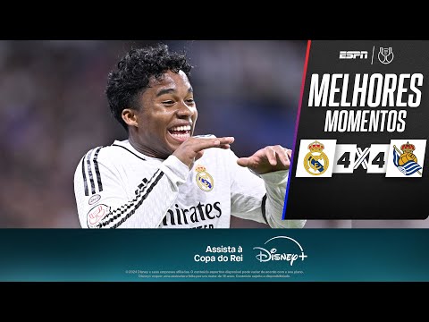Gols e lances de Real Madrid x Real Sociedad