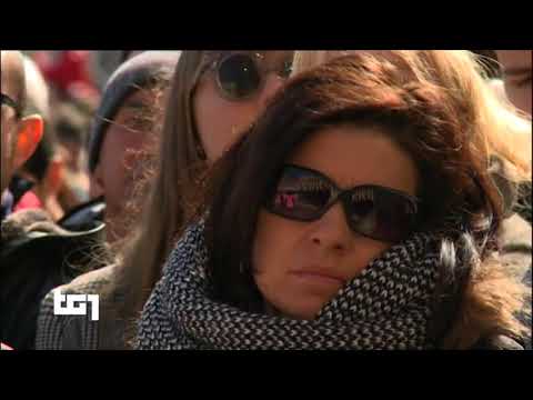 TG1 25-3-2018 - predica di Papa Francesco alla messa dell'Angelus della domenica delle Palme