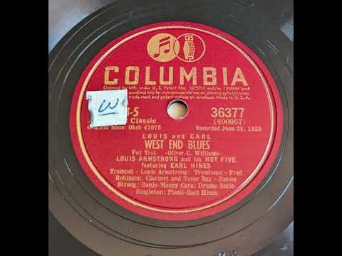 Louis Armstrong & His Orchestra with Earl Hines - West End Blues