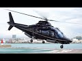 agusta a109 u0026 robinson r44 landing and takeoff at barcelona helicopter