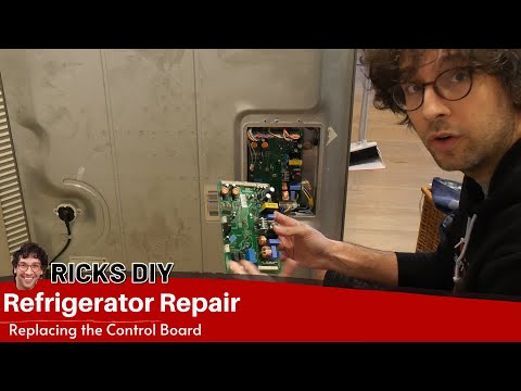 Refrigerator Repair (How to replace the control board) - RICK'S DIY
