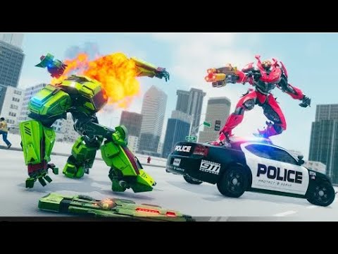 Amazing Crocodile Car Robot Simulator Part-3 | Robot Endless War Android GamePlay | By Game Crazy