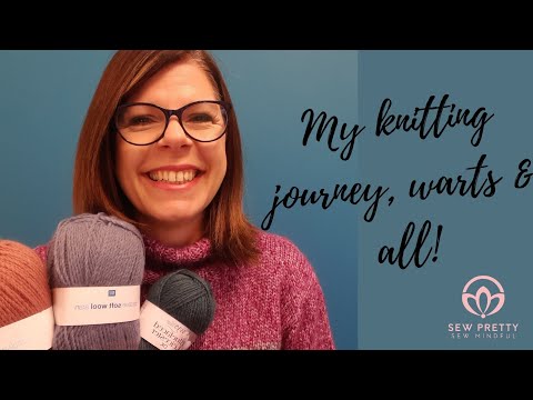 My Beginner Knitter Patterns & Knitting Journey - Podcast Episode 1; socks and sweaters galore