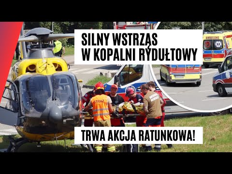 PILNE! Wstrząs w kopalni Rydułtowy. 76 górników już bezpiecznych! Z dwoma wciąż nie ma kontaktu
