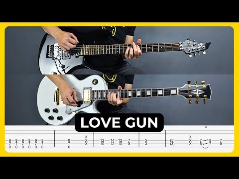 Love Gun - Kiss | Tabs | Guitar Lesson | Cover | Tutorial | Solo | All Guitar Parts