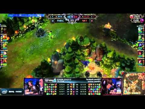 fnatic vs SK Telecom T1 Game 1   IEM Cologne League of Legends 2012   YouTube