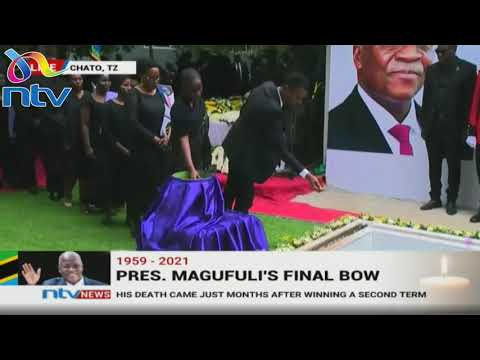 Janet Magufuli leads her children and relatives in final rites | 