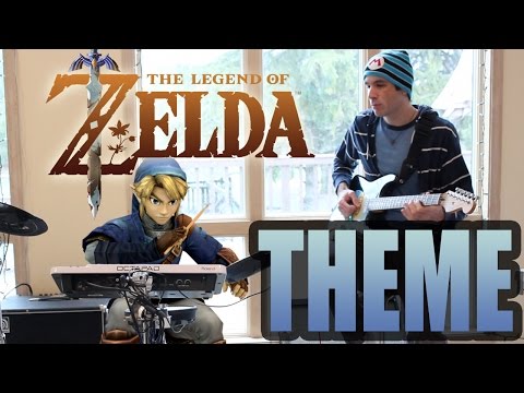 Link Plays Drums! Legend of Zelda Theme - BOTW Music