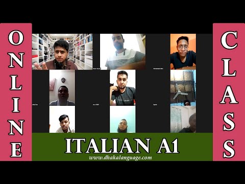 Italian class video 8 at Shield Language Academy