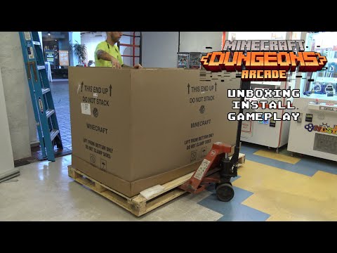 Arcade Heroes - Unboxing & Installing A Minecraft Dungeons Arcade Machine