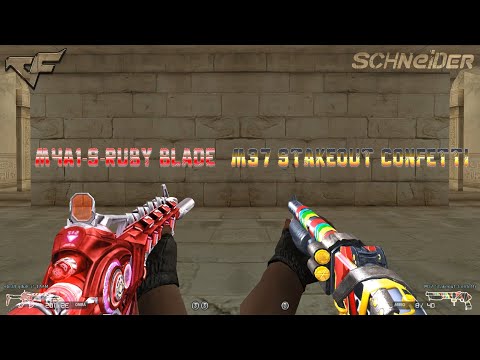 Crossfire West: M4A1-S-Ruby Blade | M37 Stakeout-Confetti | Showcase