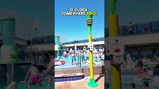 The Pool Deck on the Margaritaville at Sea Islander #MargaritavilleAtSea #CruiseLife #Cruise