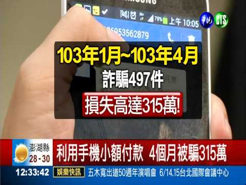簡訊4月騙315萬 7大模式坑錢!