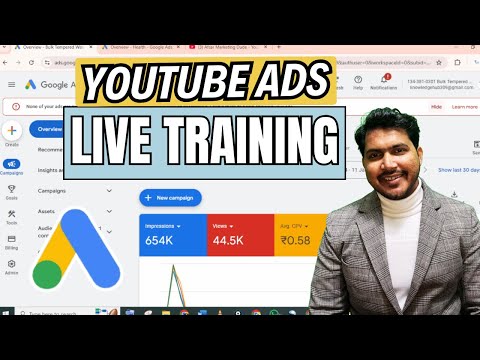 Live Google ads facebook ads Personalized Training 0nly at 9999
