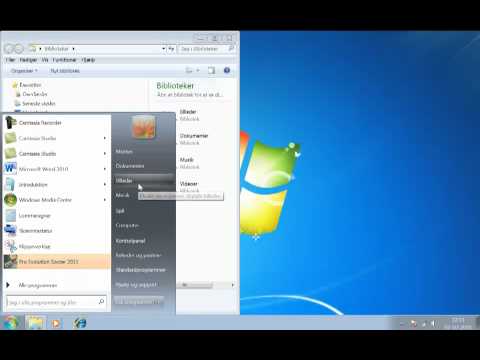Navigation i Windows Stifinder (Windows 7 instruktionsvideo)