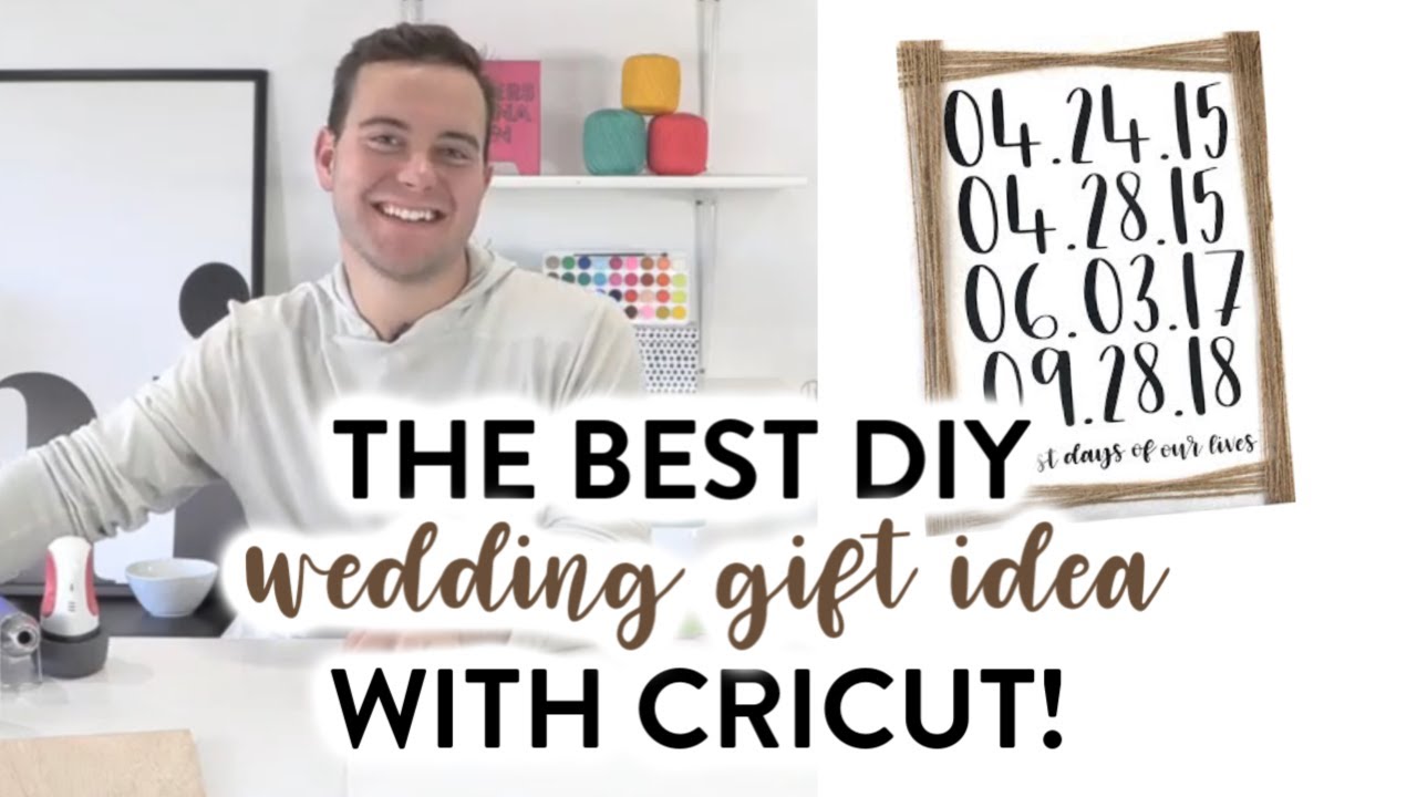 THE BEST DIY WEDDING GIFT IDEA WITH CRICUT! - Makers Gonna Learn