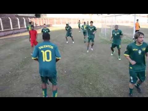 TALENTOS 10 TREINO DO PROFISSIONAL ANTES DO JOGO NA BARRA BONITA