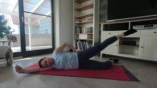 Pilates Heike Rückenlage 3 - Fit & gesund werden und bleiben, sich etwas Gutes gönnen, einfach besser Leben.