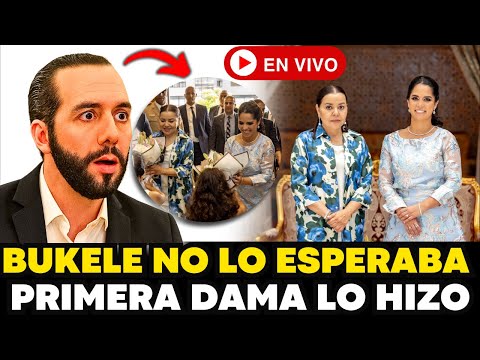 PRIMERA DAMA DE EL SALVADOR SORPRENDE A BUKELE CON ESTO