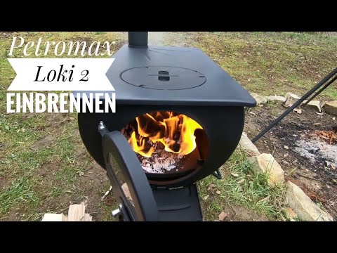Nešiojama palapinės viryklė-krosnelė Petromax Loki2 video