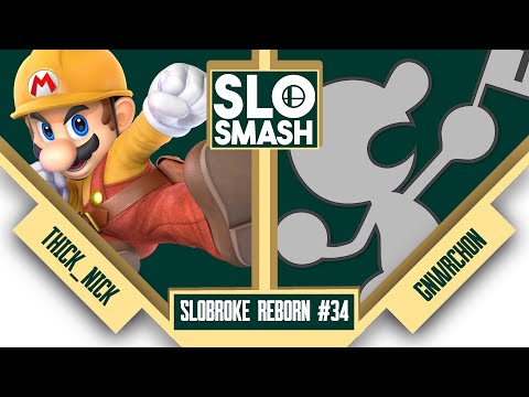 SloBroke REBORN! #34 - Grand Finals - Thick_Nick (Mario & more) vs Gnwrchon (Mr. Game&Watch)