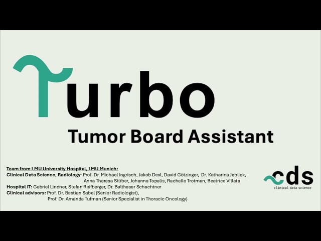 TURBO - Tumor Board Assistant | CDS | Kaggle Submission - MedGemma Impact Challenge