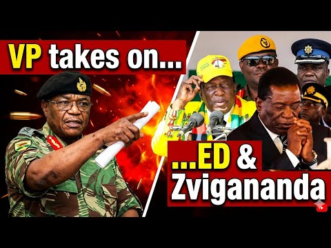 Zimbabwe VP Chiwenga Directly Challenges President Mnangagwa in Explosive Remarks