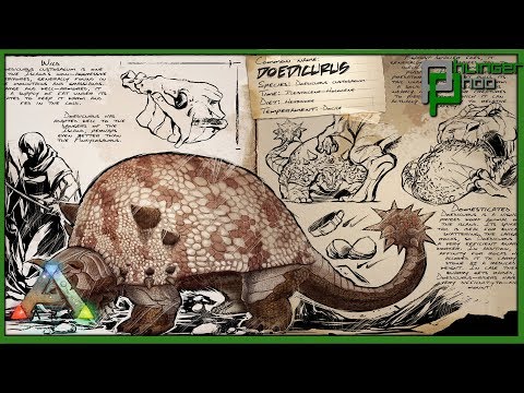 Ark Basics Doedicurus - EVERYTHING YOU NEED TO KNOW! BUILD AMAZING BASES!
