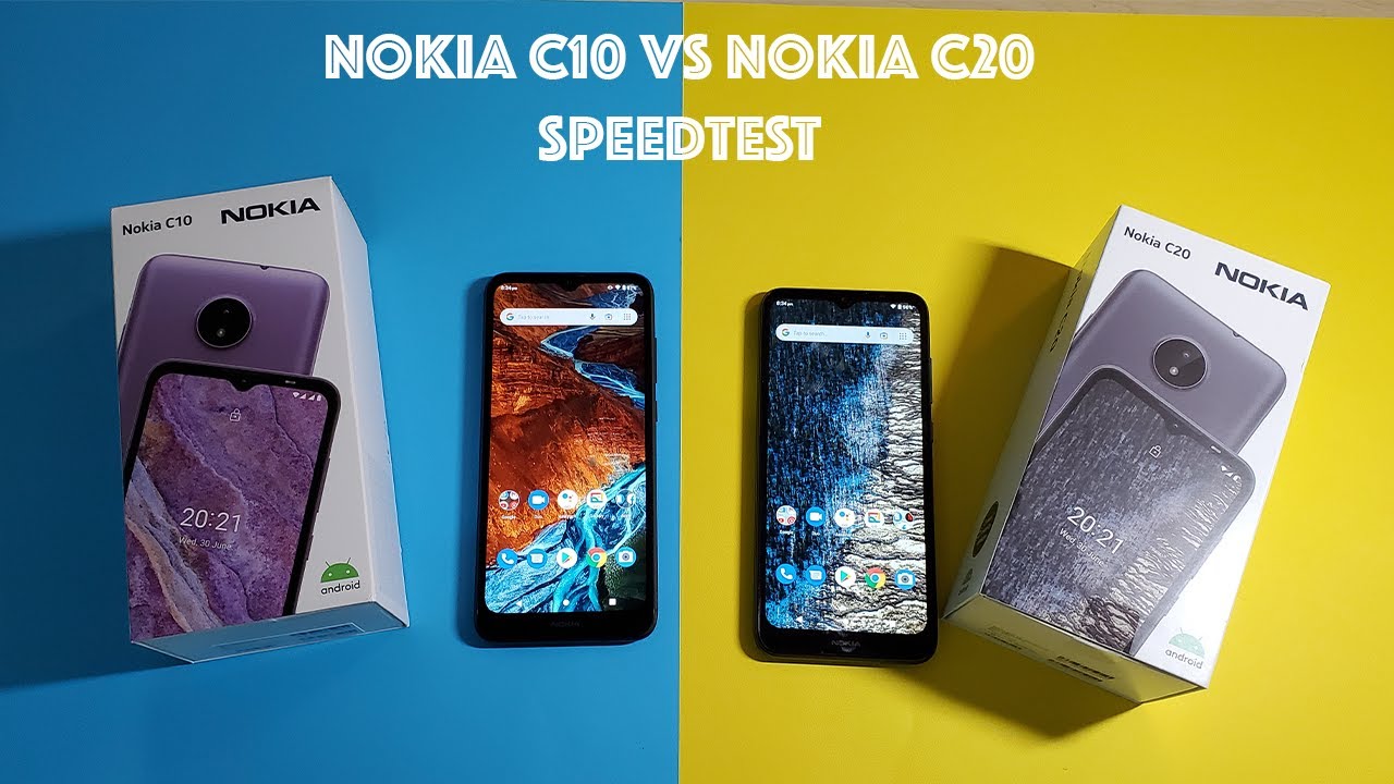 Nokia C10 vs Nokia C20 | SPEEDTEST