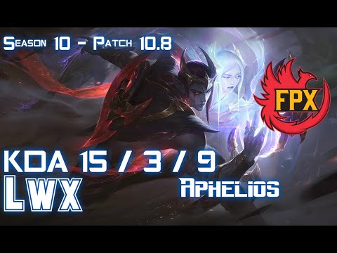FPX LWX APHELIOS vs VAYNE ADC - Patch 10.8 KR Ranked