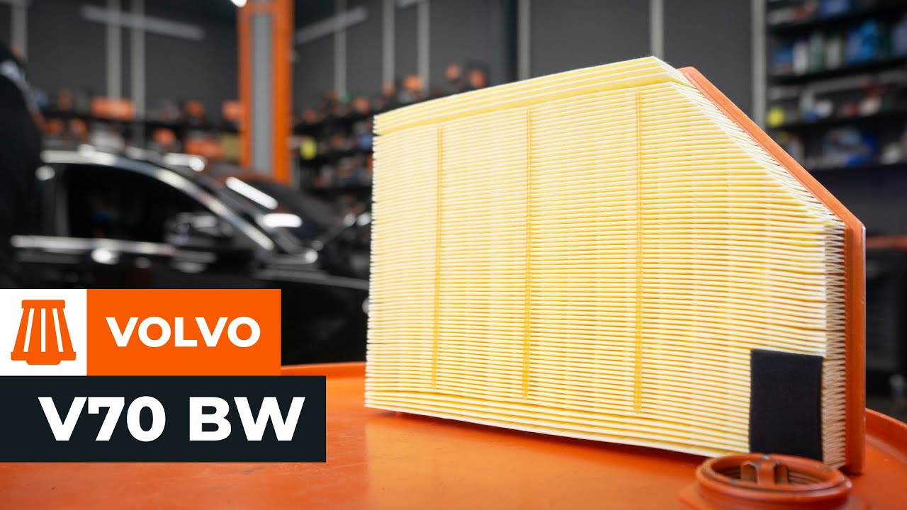 Levegőszűrő-csere Volvo V70 BW gépkocsin – Útmutató