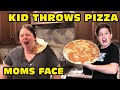 Kid Throws Pizza At Mom S Face Because She Told Him To Get Off The New Xbox