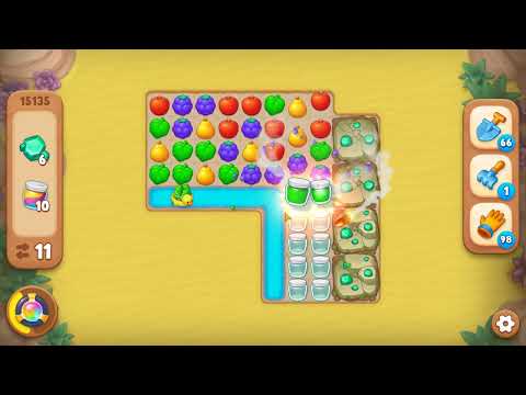 Gardenscapes Level 15135 No Boosters